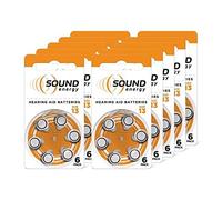 Energizer, Batterie per apparecchi acustici Sound Energy, misura 13, confezione da 60