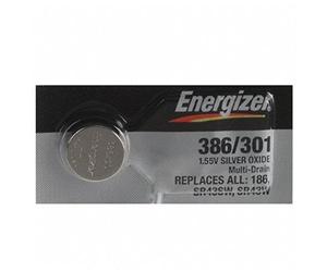 Energizer SR43 W - Batteria per orologio, 10 pezzi, in ossido di argento, 386/301