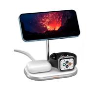 Energizer Stazione di Ricarica Wireless 3 in 1 | 15W per iPhone MagSafe e Androi