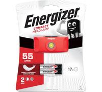 Energizer Torcia Frontale Aire Libre, Sport e Campeggio, Compact LED Lampada Frontale, Batterie Inclusa