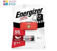 Energizer Torcia Frontale LED Compatta LP1281 55 Lumen con 2x Batterie AAA