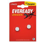 Energizer - U300044 - Micropila Eveready LR44-A76 - 1,5V - a pastiglia - litio - Energizer - blister 2 pezzi - 104103 - Conf. da 1 Pz. - U300044