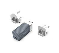 ENERGIZER, Caricatore da parete GaN 5A USB e USB-C 65W multipresa EU / UK / US
