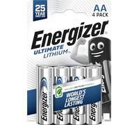 Energizer Batterie AA, Ultimate Lithium, Confezione da 4