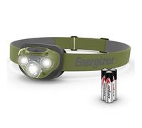 Energizer Torcia Frontale a LED, Potente Lampada Frontale Luminosa, faro resistente all'Acqua per campeggio, pesca e corsa, batterie Incluse, verde
