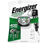 Energizer Vision Ultra Lampada Frontale Ricaricabile 400 Lumen LED Verde