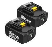 Energup 2 Pezzi 18V 5500mAh Batteria per Makita Batteria 18V BL1850 BL1850B BL1840 BL1830 BL1820 BL1815 con Indicatore LED