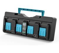 Energup Caricabatterie 4 Porte 18V per Makita DC18SF DC18RD - Compatibile con Batterie BL1850 BL1840 BL1830B BL1820