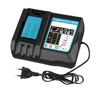 Energup Caricatore 3A DC18RC per Makita Caricatore 18V Compatibile con Makita Batteria 14.4V-18V BL1830 BL1815 BL1840 BL1850 BL1430