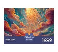 Energy And Light with Clouds 1000 Pezzi Cartone Robusto Puzzle Cosmic Clouds Sfida Unica Giocattoli Educativi Puzzle Per Bambini 52x38cm/1000pcs