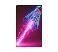 Energy Blast of Shuttlecock Single Toggle Blank Wall Plate Light Switch Cover Decorativo 1 Gang per Cucina Camera Bagno Dimensioni 11,4 x 7 cm