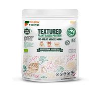 Energy Feelings Proteine di pisello testurizzate a cubetti 400g | Proteine biologiche vegane senza zucchero aggiunto | 53% di proteine vegetali | Proteine testurizzate senza glutine