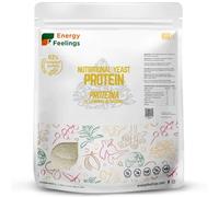 Energy Feelings Proteine in Polvere Vegane di Lievito Nutrizionale 500g, Proteine Vegetali in Polvere Senza Lattosio e Glutine 82%, Per l’Aumento della Massa Muscolare, Gusto Neutro Senza Aroma