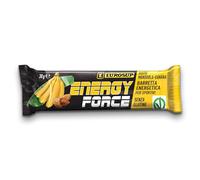 ENERGY FORCE - Gusto Mandorla-Banana - Gustosa barretta energetica da 30 g con pasta di mandorle e frutta - Zuccheri semplici - Energia immediata e a più lungo termine