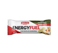 ENERGY FUEL: Barretta energetica a base di pasta di mandorla. Gusto Mandorla. Senza glutine Barretta da 30g.