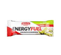 ENERGY FUEL: Barretta energetica a base di pasta di mandorla. Gusto Pistacchio. Senza glutine Barretta da 30g.