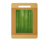 ENERGY GROUP ONLINE Tagliere in Bambù 38×28 cm con Manico - Antigraffio, Antibatterico e Robusto - Ideale per Tagliare Carne, Pesce, Verdure e Frutta - Superficie Ampia, Design Naturale