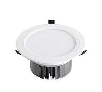 Energy Saving 12w/15w/18w LED Green Energy Ceiling Panel Light Kitchen High Ra Spotlight Round Living Room Recessed Ceiling Light LED Downlight High Brightness,White Light_15w