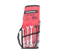 ENERGY Serie di chiavi a cricco ad anello fissa NE00451 Acciaio al cromo-vanadio