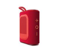 Energy Sistem Altavoz Bluetooth - Hecho con Plastico Reciclado - IPX6 - 12h de Autonomia - Radio FM - Luces LED - Manos Libres - Micro SD - TWS - Color Rojo
