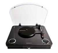 Energy Sistem BlackSpin Tocadiscos Bluetooth con Altavoces 10W - Funcion Auto-Stop - Grabacion USB - Compatible con 33/45/78 RPM - Conexion RCA/Bluetooth - Color Negro