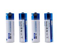 Energy Sistem Charge Pro C AA - Batterie ricaricabili in solo 2,5 ore con capacità 3404 mWh / 2270 mAh e ricarica Type C