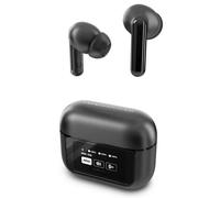 Auricolari True Wireless Energy Sistem - Display montato sulla custodia - ANC - Modalità trasparenza - Bassa latenza - IPX5 - Riproduzione 30 ore - Nero