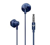 Energy Sistem EasyPods - Cuffie cablate (microfono, Voice Assistant, controller di riproduzione, Comfi-fit) (Indigo)