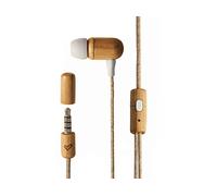 Energy Sistem Auriculares Eco CherryWood - Mini Jack - Madera Sostenible - Cable de Cañamo - Microfono - Control de Conversaci