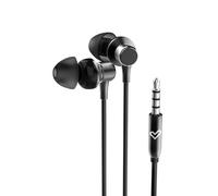 Energy Sistem Metallized Cuffie intrauricolari (microfono, jack 3,5 mm, alluminio, plastica riciclata) Nero