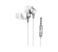 ENERGY SISTEM Metallizzati - Microfono integrato, Controllo del volume, Cavo 1,2 m AURICOLARI, Argento, Bianco