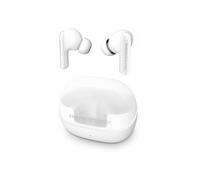 Energy Sistem Serenity ANC - Cuffie True Wireless con cancellazione del rumore (4 microfoni, Bluetooth 5.3, plastica riciclata, 25 ore di batteria, certificato IPX4) bianco