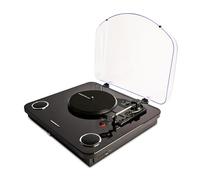 Energy Sistem BlackSpin Tocadiscos Bluetooth con Altavoces 10W - Funcion Auto-Stop - Grabacion USB - Compatible con 33/45/78 RPM - Conexion RCA/Bluetooth - Color Negro