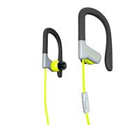 Energy Sistem Sport 1 - Cuffie sportive, Cavo da 1.2 m, Mini Jack 3.5 mm, microfono integrato, Secure-Fit, Sweatproof, Control Talk) colore: giallo