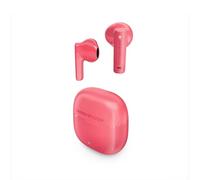 Energy Sistem Auriculares True Wireless - Bluetooth 5.4 - 20h Autonomia - Graves Profundos - Materiales Reciclados - Asistente de Voz Integrado - Color Rojo