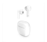 Energy Sistem Auriculares True Wireless - Bluetooth 5.4 - 20h Autonomia - Graves Profundos - Materiales Reciclados - Asistente de Voz Integrado - Color Blanco