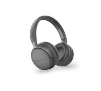 Energy Sistem Studio Plus - Cuffie Bluetooth (Radio FM, 45 ore, lettore MP3 MicroSD, Deep Bass, cuscinetti in pelle proteica e schiuma viscoelastica grigia)