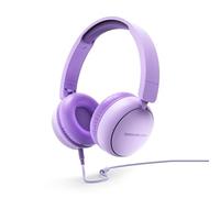 Energy Sistem Auriculares con Cable - Plastico 100% Reciclado - Cable Extraible - Microfono - Asistente de Voz - Color Violeta