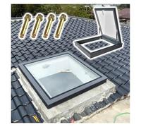 EnergyEfficient lucernario in alluminio finestra DoubleLayer temperato s altamente mare design per Sunrooms cantine soffitte & luce naturale Optimizat