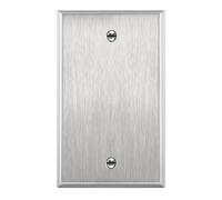 Enerlites Placca da parete in acciaio inox, 1 modulo, misura standard 7701