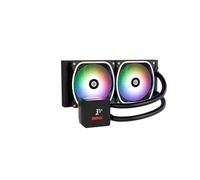 ENERMAX AQUAFUSION II 240 mm ARGB AIO CPU, Dual Chamber|TDP 350W+|Intel LGA 1851/1700/115x/2066|AMD AM5/AM4 |Display digitale |2 ventole SquA RGB ADV 120 PWM |ELC-AQFS240-SQA