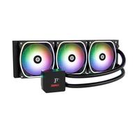 ENERMAX AQUAFUSION II 360 mm ARGB AIO CPU, Dual Chamber|TDP 370W+|Intel LGA 1851/1700/115x/2066|AMD AM5/AM4 |Display digitale |3 X Ventole SquA RGB ADV 120 PWM |ELC-AQFS360-SQA