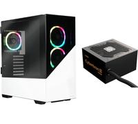 Enermax EnermaxK8 ARGB Midi Tower Case PC Gaming White & CYBERBRON III 750 Watt 80 Plus Bronze Alimentatore Bundle; K8WW-750N