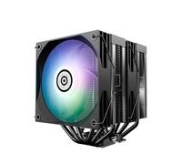 ENERMAX ETS-TD60D-ARGB Dual Tower, indicatore di stato digitale, 2 cuscinetti FDB, 120 mm, TDP 250 W, 6 tubi di calore compositi da 6 mm, con Dow Corning TC-5888, Intel LGA1851/1700/115x AMD AM5/AM4