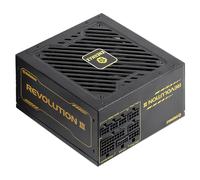 ENERMAX Revolution III 750 - Alimentatore PC completamente modulare, 750 Watt, 80 Plus Gold, 600 W, 12 V-2 x 6, condensatori giapponesi al 100%, cavi con guaina
