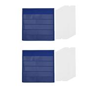 ENERRGECKO 2 tasche per tablet grafico con carte bonus 20 x cancellabili a secco, lavagne tascabili pedagogiche per computer da tavolo a doppio lato e autoportante (13 x 12 pollici)