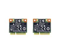 ENERRGECKO 2 x Scheda WiFi AR9565 QCWB335 Mini PCIE Bluetooth 4.0 150 Mbps 2.4G per Linux XP Win7 Win8