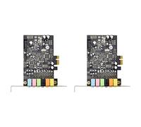 ENERRGECKO 2X PCIe 7.1CH Scheda Audio Stereo Suono Surround PCI-E Integrato Audio 7.1 Canali Audio CM8828