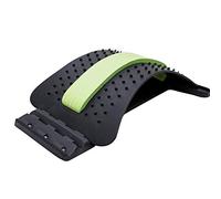 ENERRGECKO Massaggio alla schiena Barella magica Attrezzature per il fitness esteso rilassante Mate tenditore supporto lombare, sollievo dal dolore della colonna vertebrale chiropratica, nero + verde