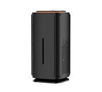 ENERRGECKO Purificatore di Auto Fresher Desktop Home Filtro Hepa Purificatore di Auto Cavo USB a Basso Rumore con Luce Notturna Nero